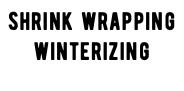 shrink wrapping winterizing