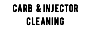 carb &injector cleaning